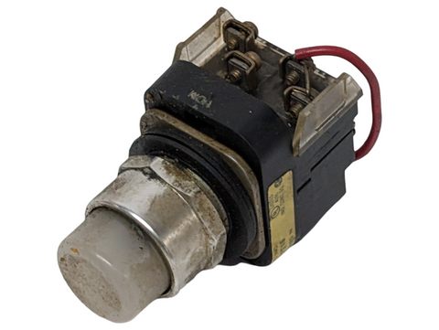 Allen-Bradley 800T-PT16 Push To Test Pilot Light White Series N 120 VAC 50/60 HZ