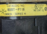 Allen-Bradley 800T-PT16 Push To Test Pilot Light White Series N 120 VAC 50/60 HZ