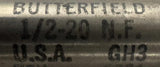 Butterfield 1/2-20 NF Spiral Flute Tap GH3 U.S.A.