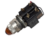 Square D 9001KM1 Pilot Light Amber Series F 110/120 VAC 50/60 HZ