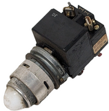 Square D 9001KM1 Pilot Light White Series F 110/120 VAC 50/60 HZ
