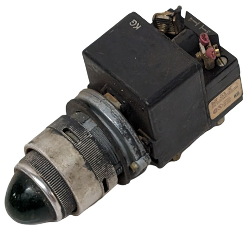 Square D 9001KM1 Pilot Light Green Series F 110/120 VAC 50/60 HZ