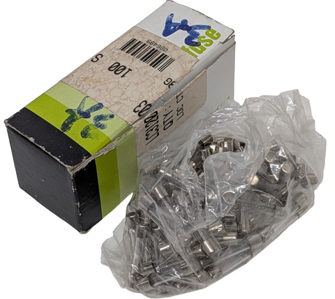 Pack of (100) Littlefuse 312003 Glass Fuse 3AG 3A 250VAC LC312003