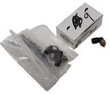 Lot of (9) Dixon 31095620 Push-In Elbow 1/4" Tube OD x 10-32 UNF Nylon/Brass