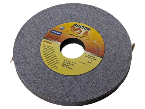 Norton 32A46-KVBE 32A Straight Grinding Wheel 6" x 1/2" x 1-1/4" 4140 RPM