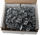 Box of (100) Unistrut P4008-EG Channel Nut with Spring 3/8"
