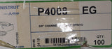 Box of (100) Unistrut P4008-EG Channel Nut with Spring 3/8"