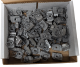 Box of (62) Unistrut P4006U1420SS Channel Nut with Spring 1/4" Stainless Steel