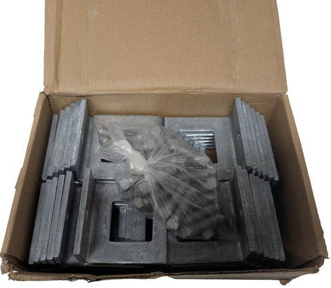 Lot of (25) B-Line B314HDG Angular Beam Clamp 3.4380" H x 0.25" L x 1.75" W