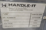 Handle It 800 Semi-Automatic Turntable Pallet Stretch Wrap Machine 4400 LB 86" H