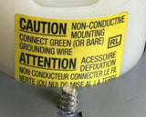 Hubbell HBL5679C Outlet 15A 250V Killark FS-1 Electrical Box Weatherproof Cover