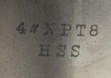 Qualtech 4" NPT8 Pipe Tap 8-Flute HSS