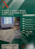 Xerox 003R93876 Color Laser Copier Labels 63.5mm X 35mm