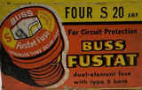 Buss Fustat S20 Dual Element Fuse Type S Base 20 Amp (Box of 4)