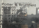 Potter & Brumfield KU-4505 Relay 120V 50-60HZ 250VAC 28VDC