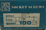 USSS 3/8 x 1 Stripped Socket Screws 100-Pack