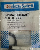 Selecta Switch SL32116-5-BG Indicator Light Amber Flush Lens 28V