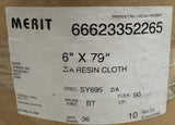 Merit SY695 Cloth Sanding Belt 6" x 79" 36 Grit 10-Pack
