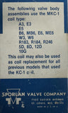 Sporlan MKC-1 Coil Assembly with Junction Box 120/50-60