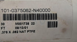 Parker 101-0375062 N40000 PTFE Tubing .375 x .062 x 30 Ft M001738 22