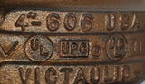 Victaulic 4"-606 Rigid Coupling 4" For Grooved Pipe & Fittings