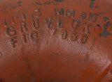 Lot of (2) Gruvlok Fig 7050 90 Degree Elbow Grooved-End Fitting 4" w/ Bolts