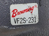 Browning VF2S-231 2-Bolt Flange Mount Ball Bearing 1-15/16" Shaft Cast Iron
