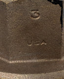 Lot of (2) Lee 3" Pipe Union Fitting Brass