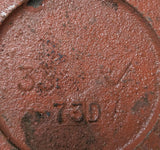 Victaulic No. 60 Grooved End Cap Pipe Fitting 3" Orange Ductile Iron