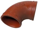 Gruvlok Fig 7050 90 Degree Elbow Grooved-End Fitting 6" Orange