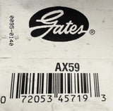 Gates AX59 Tri-Powerbelt Cogged V Belt