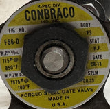 Conbraco F56-D Forged Steel Gate Valve 1" NPT