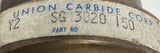Union Carbide Y2 SG 3820 150 Regulator W/ Gauge