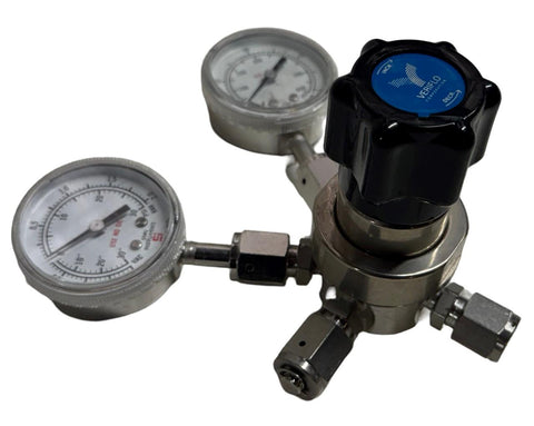 Veriflo TDR481W4P1 6VCRM Gas Regulator W/ Gauges