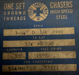 Geometric E4 3/4 NPSM Thread Chasers 1-1/4" HSS