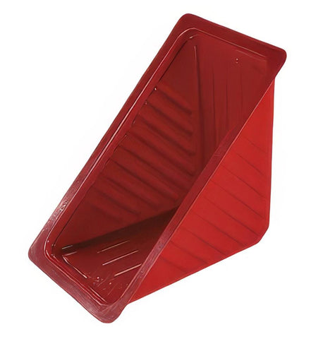 Form Plastics 5652-200503 Large Red Plastic Sandwich Wedge Container Box of 1000