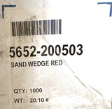 Form Plastics 5652-200503 Large Red Plastic Sandwich Wedge Container Box of 1000