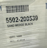Form Plastics 5502-200539 Black Plastic Sandwich Wedge Container Box of 1000