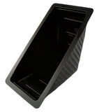 Form Plastics 5502-200539 Black Plastic Sandwich Wedge Container Box of 1000