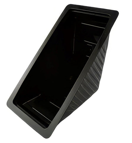 Form Plastics 5502-200539 Black Plastic Sandwich Wedge Container Box of 1000