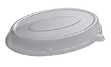 Fineline 42OBL24 PETE Plastic Dome Lid with Vent for 24 OZ Bowl Disposable 250CT