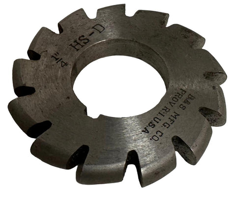 Brown & Sharpe 1/4" HS-D Milling Cutter HSS