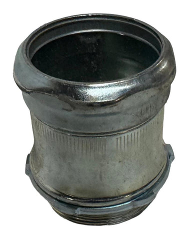 Lot of (12) Topaz 656S 2" Steel Straight EMT Compression Connector