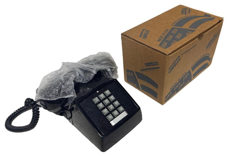 Cortelco 250000-VBA-20M Black Push Button Telephone