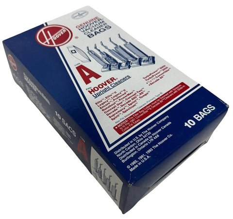 Hoover Type A Genuine Vacuum Cleaner Bags For Upright Cleaners 10-Pack