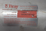 Bray 90-0830-21320-532 Double Acting Pneumatic Actuator w/ Butterfly Valve