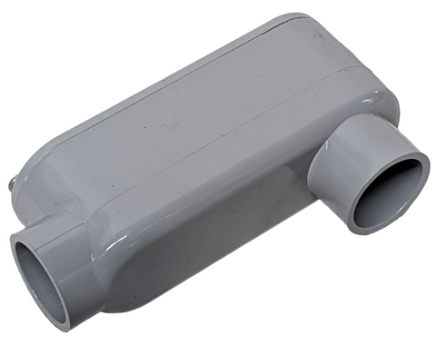 Lot of (2) Carlon E986E-CAR Conduit Body 3/4" Size PVC Type LB