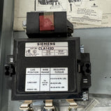 Siemens ENC1F48 Enclosure W/ CLA143D Lighting Contactor CLA143D121