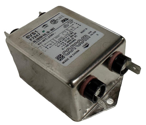 Corcom 6VS1 Power Line EMI Filter 6A 120/250 VAC 50/60Hz F7247