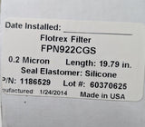 General Electric GE FPN922CGS Flotrex Filter 0.2 Micron 19.79" Length 1186529
